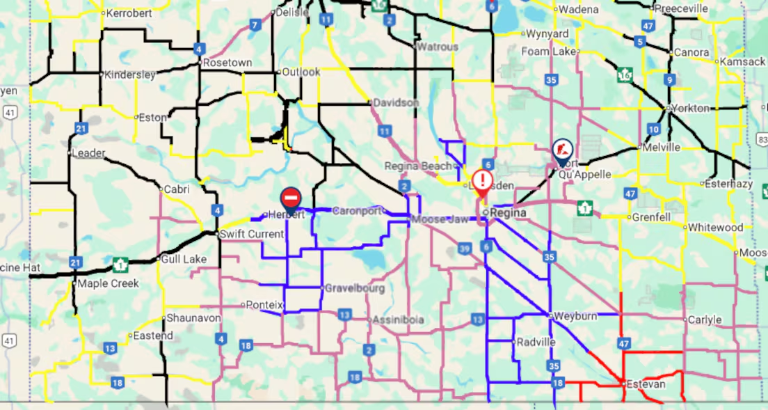 暴风雪横扫萨省西南部 速冻警告生效 多地交通事故频发 邮政服务暂停