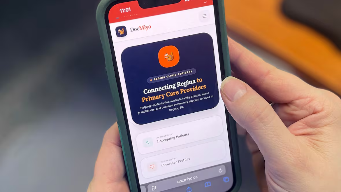 里贾纳男子自建网站助民众寻找接收新病患的家庭医生