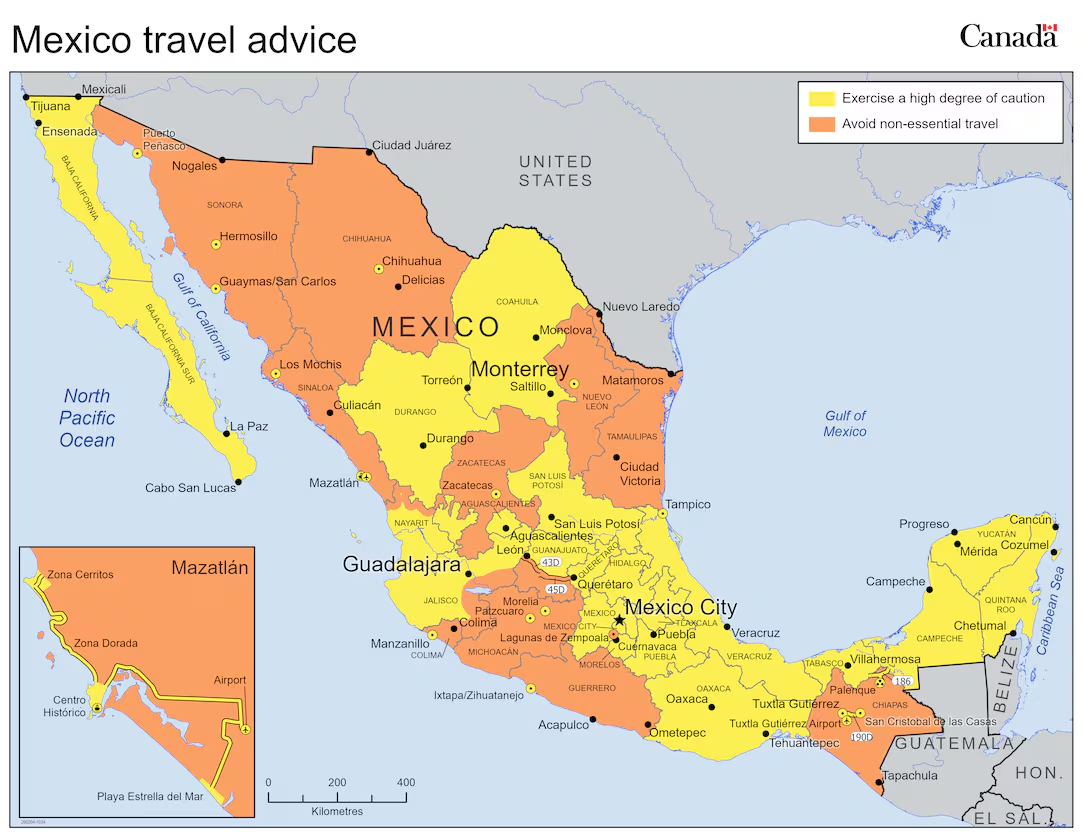 加勒比海滨突发骚乱 萨省游客滞留Puerto Vallarta